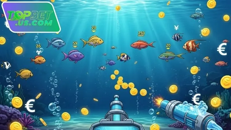 Cách chơi game bắn cá nổ hũ đổi thưởng tại Topbet đơn giản